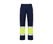 Werkbroek met hoge zichtbaarheid en zakken 200 g/m² Roly Naos kleur neon geel