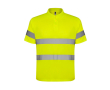 Polo met hoge zichtbaarheid van polyester 170 g/m² Roly Polaris kleur neon geel