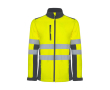 Softshell werkjas met hoge zichtbaarheid 320 g/m² Roly Antares kleur taupe grijs