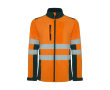 Softshell werkjas met hoge zichtbaarheid 320 g/m² Roly Antares kleur neon oranje