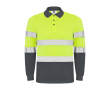 Technisch werkpolo met lange mouwen 170 g/m² Roly Polaris L/S kleur taupe grijs