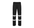 Lange werkbroek met hoge zichtbaarheid 240 g/m² Roly Daily HV kleur zwart