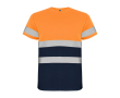 Technisch werkshirt met hoge zichtbaarheid 130 g/m² Roly Delta kleur oranje