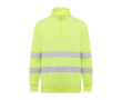 Sweater met hoge zichtbaarheid van fleece 280 g/m² Roly Spica kleur neon geel
