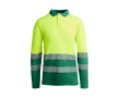 Technische werkpolo met lange mouwen 170 g/m² Roly Atrio LS kleur groen
