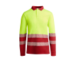 Technische werkpolo met lange mouwen 170 g/m² Roly Atrio LS kleur rood