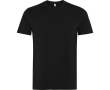Unisex katoenen T-shirt met korte mouwen 180 g/m² Roly Direct Kutta kleur zwart
