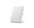 Eco notitieboek in gerecycled polyester, A5 gelinieerde bladen kleur wit