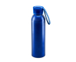 Lekvrije aluminium fles met siliconen lus 660ml Alu Cool kleur blauw