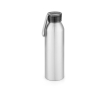 Lekvrije aluminium fles met siliconen lus 660ml Alu Cool kleur mat zilver