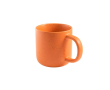 Gespikkelde keramische mok met logo 370ml Constellation kleur oranje