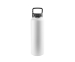 Roestvrijstalen fles, 90% gerecycled, met dubbele wand 1,2 L kleur wit