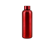 Roestvrijstalen fles, 90% gerecycled, met matte afwerking 550 ml kleur rood