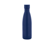 Thermofles van roestvrij staal met lekvrije dop 520 ml kleur marineblauw