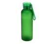 RPET-fles met matte afwerking en lekvrije dop 600 ml kleur groen