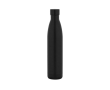 Geïsoleerde roestvrijstalen fles met vacuümdubbelwand 1L kleur zwart