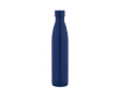 Geïsoleerde roestvrijstalen fles met vacuümdubbelwand 1L kleur marineblauw