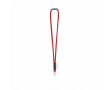 Effen polyamide buislanyard voor sublimatie, gemaakt in Europa kleur rood