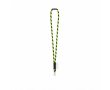 Tubulaire lanyard van polyamide met karabijnhaak en te sublimeren label kleur neon groen