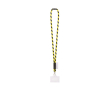 Tubulaire lanyard, gemaakt in Europa, met standaard karabijnhaak kleur lichtgeel