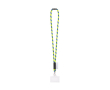 Tubulaire lanyard, gemaakt in Europa, met standaard karabijnhaak kleur neon geel