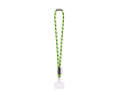 Tubulaire lanyard, gemaakt in Europa, met standaard karabijnhaak kleur neon groen