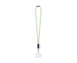 Tubulaire lanyard, gemaakt in Europa, met standaard karabijnhaak kleur donkergeel