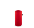 Flessenhoes van gerecycled vilt voor vervoer kleur rood