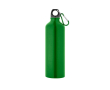 Grote aluminium fles in kleur met karabijnhaak 800ml Cruiser XL kleur lichtgroen