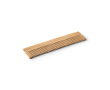 Kam van natuurlijk bamboe, geleverd in gerecycled kraftpapieren etui kleur naturel