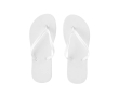 Slippers met zool geschikt voor sublimatiebedrukking kleur wit