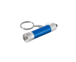 Sleutelhanger van deels gerecycled aluminium met LED-zaklamp kleur koningsblauw