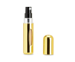 Navulbare parfumverstuiver van aluminium met venster 5ml kleur goud