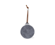 Promotionele kerstdecoraties van vilt om op te hangen Xmas Fantasy kleur grijs