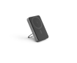 Magnetische eco powerbank met ringhouder, capaciteit 10.000 mAh kleur donkergrijs