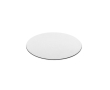 Ronde muismat met rubberen basis en dikte 2cm kleur wit