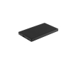 Magnetische opvouwbare ABS-powerbank 3-in-1 die als standaard dient kleur zwart