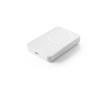 Magnetische ABS-powerbank om aan een telefoon te bevestigen 5.000 mAh kleur wit