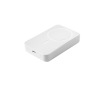 ABS-powerbank die ideaal voor een telefoon te bevestigen is 10.000 mAh kleur wit