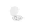 Ultrasnelle oplaadkabel met set adapters van gerecycled ABS kleur wit