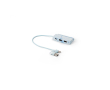 USB-hub met watervormen en 4 poorten met telefoonhouder kleur meerkleurig