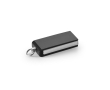 Mini aluminium USB met draaimechanisme kleur zwart