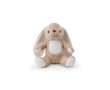 Polyester konijnenknuffel met personaliseerbare patch kleur beige