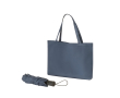 Automatische opvouwbare paraplu van gerecycled polyester 190T Ø97 cm kleur blauw