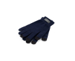 Handschoenen van gerecycled polyester rPET met touchscreen vingers kleur marineblauw