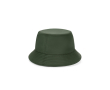 Bucket hat van gerecycled polyester rPET, waterafstotend kleur donkergroen