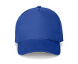 5-panel cap van geborsteld katoen met metalen gesp 260 g/m² kleur koningsblauw