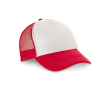 Polyester pet met mesh en plastic sluiting 150 g/m² kleur rood