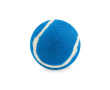 Klassieke rubberen bal voor huisdieren met zachte bekleding kleur blauw