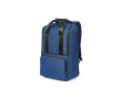 Polyester gerecyclede rugzak met laptopvak 18L kleur blauw